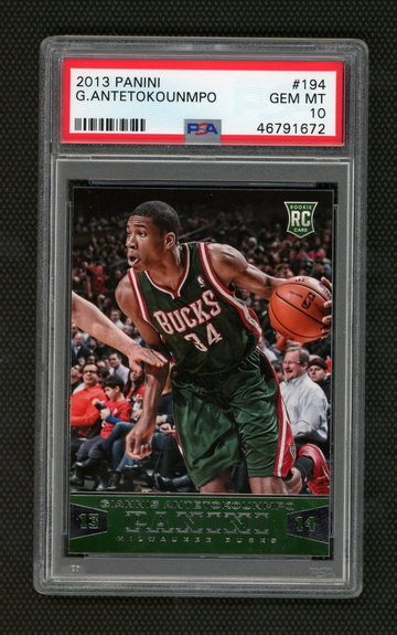 Giannis Antetokounmpo 2013 Panini PSA 10