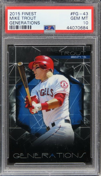 2015 Finest Generations Mike Trout Future HOF #FG-43 PSA 10 GEM MINT