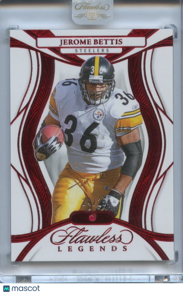 Jerome Bettis 2025 Flawless Ruby Gem Red Pittsburgh Steelers 24/25