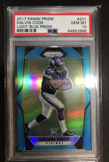 2017 Dalvin Cook RC Prizm Light Blue