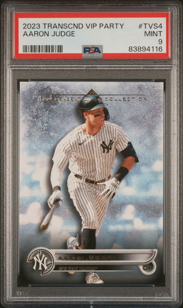 2023 Topps Transcendent VIP Party Aaron Judge #TVS4 PSA 9