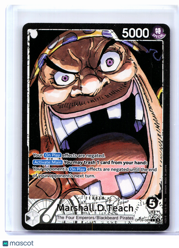Emperors in the New World Marshall.D.Teach (Alternate Art) Foil Leader #OP09-081