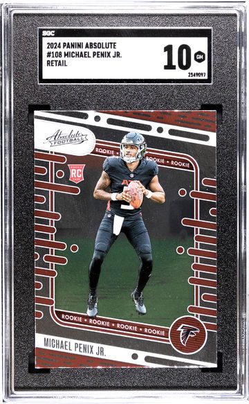 2024 Panini Absolute #108 Michael Penix Jr. Retail SGC 10