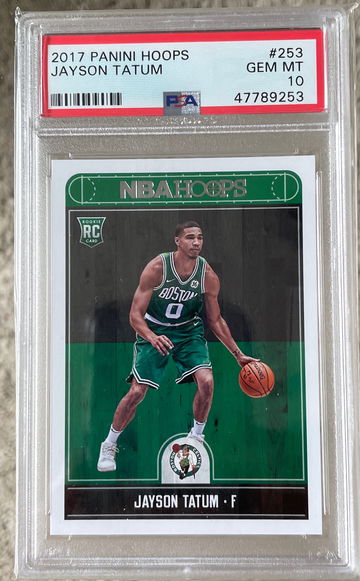 2017 Panini Hoops Jayson Tatum PSA 10 253 RC
