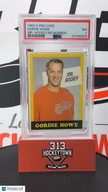 1969 O-Pee-Chee Gordie Howe MR. Hockey,No Number PSA 7