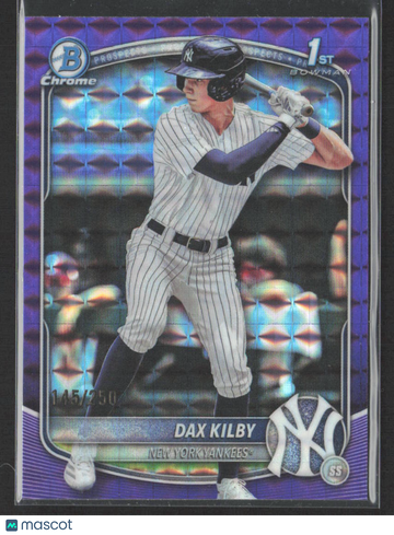 2025 Bowman Chrome Dax Kilby #BDC-146 Purple Mojo Refractor /250