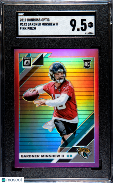 2019 Panini Donruss Optic Gardner Minshew II #142 SGC 9.5