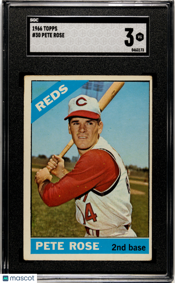 1966 Topps Pete Rose #30 SGC 3