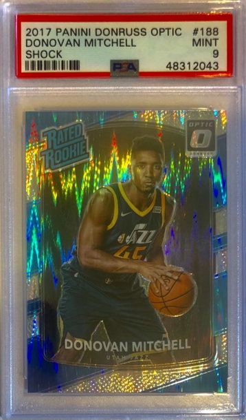 2017 Donovan Mitchell Optic Shock PSA 9