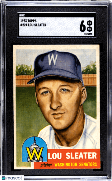 1953 Topps Lou Sleater #224 SGC 6