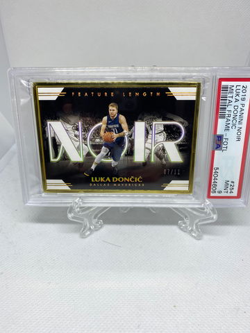 Luka Doncic Noir psa 9 CASE HIT /11 POP 1 