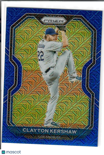 2021 Panini Prizm Clayton Kershaw #204 Los Angeles Dodgers