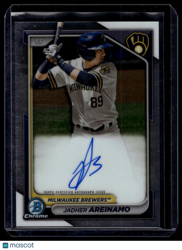 2024 Bowman Jadher Areinamo #CPA-JA Chrome Prospect Autographs AU