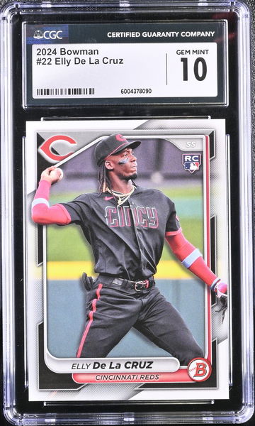 2024 BOWMAN ELLY DE LA CRUZ #22 Rookie RC CGC 10