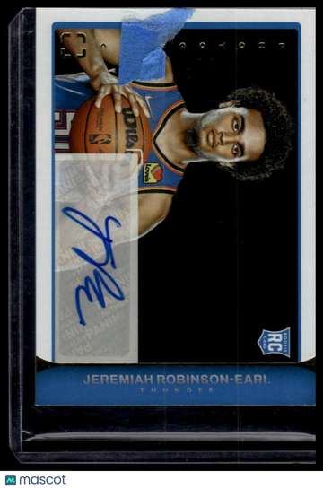 2021-22 Panini Photogenic Jeremiah Robinson-Earl #RS-JRE Rookie Signatures AU