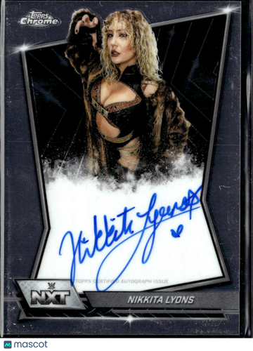 Nikkita Lyons 2026 Topps Chrome WWE NXT Topps Certified Autograph Issue Auto NXT