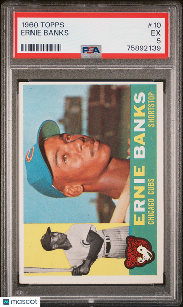 1960 Topps Ernie Banks #10 PSA 5