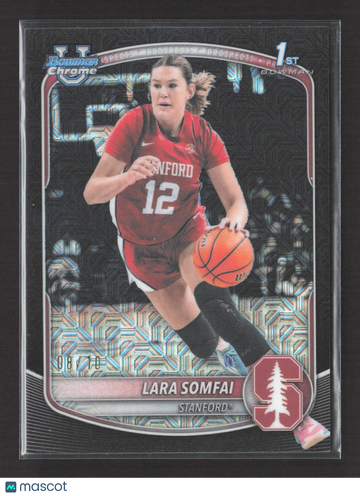 2023 Bowman Chrome University Lara Somfai #BCP-44 Black Geometric