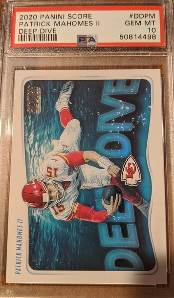 2020 Patrick Mahomes Score Deep Dive PSA 10 GEM