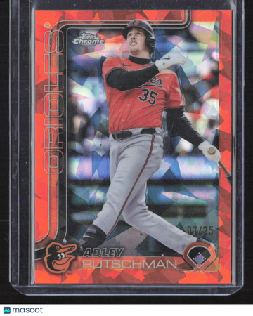 2025 Topps Chrome Adley Rutschman #271 Red Sapphire /25