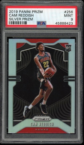 2019 Panini Prizm Cam Reddish Silver PSA 9