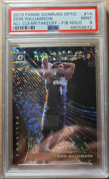 Zion PSA 9 Optic All Clear For Takeoff Holo