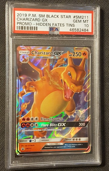 Pokemon Hidden Fates Promo Charizard PSA 10