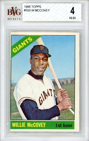 1966 TOPPS WILLIE MCCOVEY  BVG 4