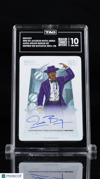 2025 Bo Jackson Battle Arena Muggsy #BFA-158 Inspired Ink Battlefoil Steel TAG 10