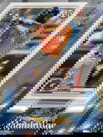 YORDAN ALVAREZ 2020 Bowman Rookie Card RC Logo Houston Astros HR Power ALDS🔥🔥$