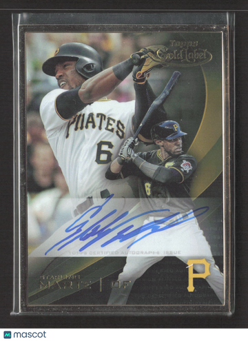 2016 Topps Gold Label Starling Marte #GLFA-SM Auto