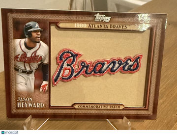 2011 Topps Jason Heyward #TLMP-JH Throwback Logo Manufactured Patch