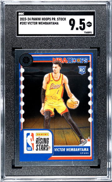 2023-24 Panini Hoops Premium Stock #282 Victor Wembanyama SGC 9.5