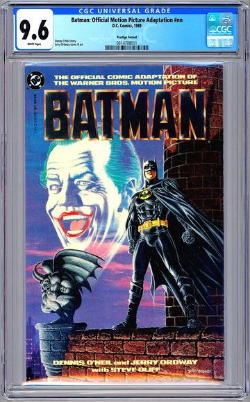 BATMAN: OFFICIAL MOVIE ADAPTATION #NN CGC 9.6 DENNY O’NEIL & JERRY ORDWAY 1989