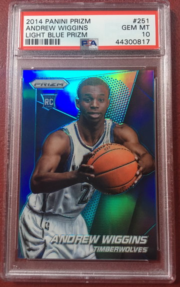 Andrew Wiggins Prizm Light Blue