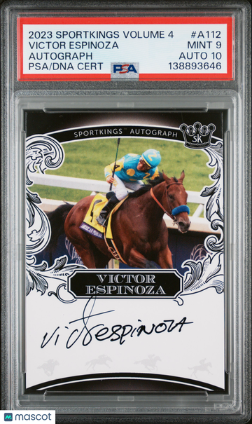 Victor Espinoza 2023 Sportkings Volume 4 Autographs #A112 PSA 9.