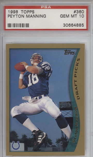 1998 Topps Peyton Manning PSA 10