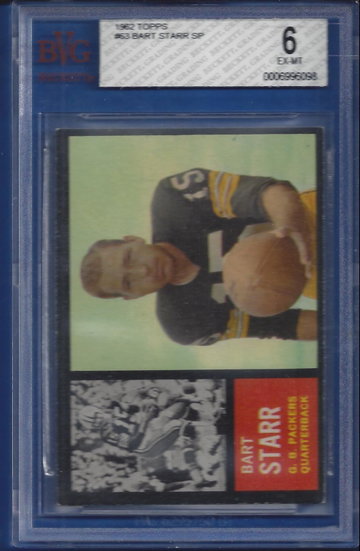 1962 # 63 Bart Starr BVG 6 (BillsGridironGreats)
