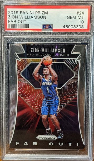 Zion Williamson 2019 Prizm Far Out