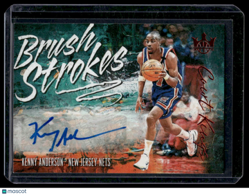 2018-19 Panini Court Kings Michael Adams #BR-MAD Brush Strokes Ruby AU,SN