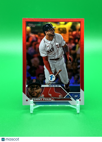 2023 Topps Tommy Pham #266 Red Foil 1st Edition