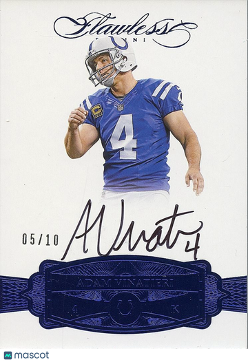 2016 Panini Flawless Adam Vinatieri