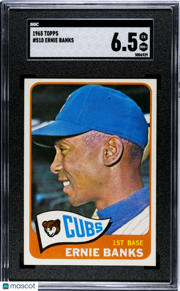 1965 Topps Ernie Banks #510 SGC 6.5