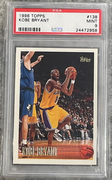1996 Kobe Bryant Topps #138