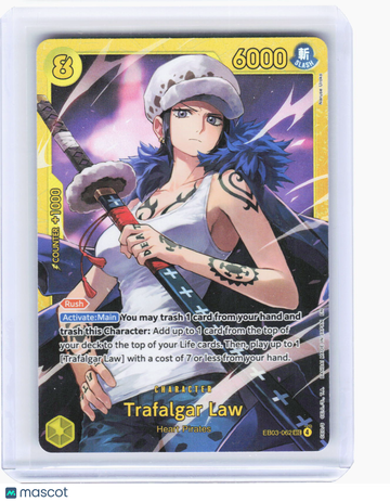Extra Booster: One Piece Heroines Edition Trafalgar Law Foil Secret Rare #EB03-062