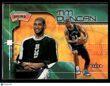 2001-02 Fleer Exclusive Tim Duncan #103