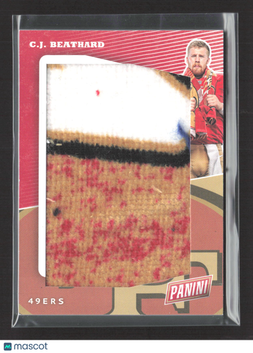 2017 Panini The National C.J. Beathard #11 Player-used swatch of towel