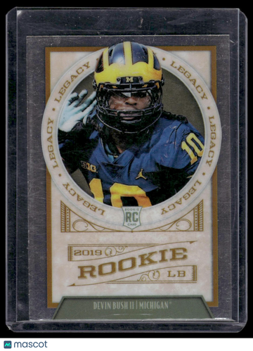 2019 Panini Legacy Devin Bush II #158 Premium Edition Silver Prizm