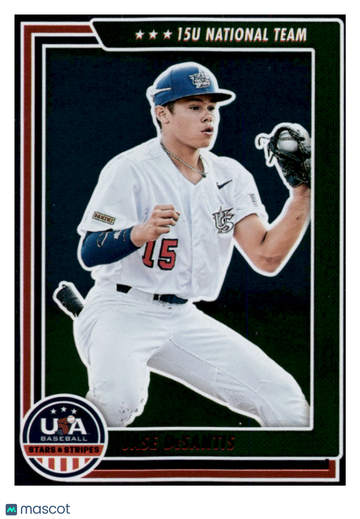 2022 Panini Stars and Stripes Jase DeSantis #77 USA Baseball 15U National Team