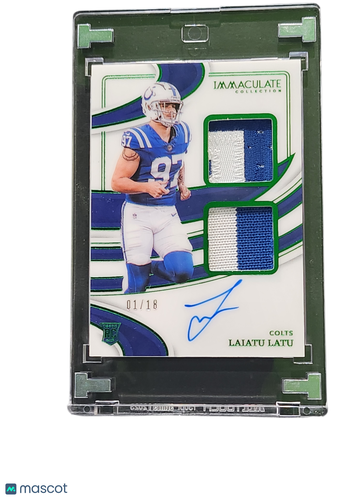 2024 Panini Immaculate Collection Laiatu Latu #ISPR-LLU /18 Patch